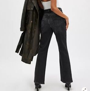 NWT Daydreamer X Lee High Rise Crop Boot in Refined Washed Black